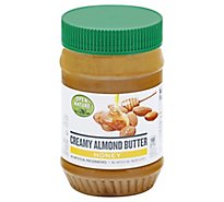 Open Nature Almond Butter Creamy Honey - 16 Oz