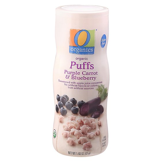 O Organics Organic Puffs Purple Carrot Blueberry - 1.48 Oz