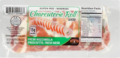 Formaggio Fresh Mozzarella & Prosciutto Roll Vp - 7 Oz - Image 2