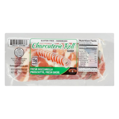 Formaggio Fresh Mozzarella & Prosciutto Roll Vp - 7 Oz - Image 1