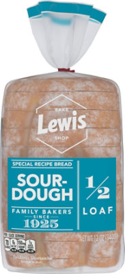 Lewis Bake Shop Sourdough Half Loaf - 12 Oz - Image 1