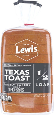 Lewis Bake Shop Texas Toast Half Loaf - 12 Oz - Image 1