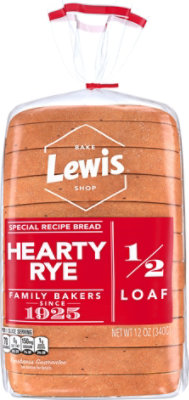 Lewis Bake Shop Half Loaf Hearty Rye - 12 Oz - Image 1