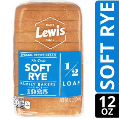 Lewis Bake Shop Half Loaf Soft Rye - 12 Oz - Image 2