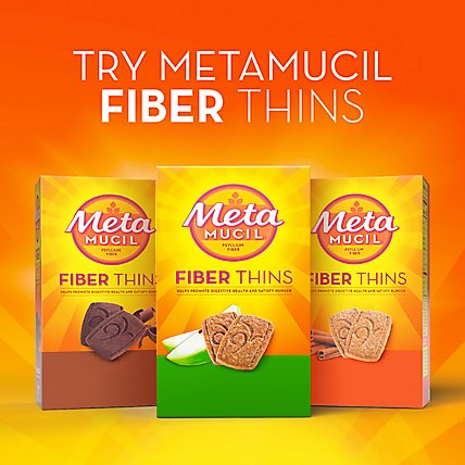 Metamucil Fiber Supplement Fiber Thins Chocolate - 12-0.77 Oz - Image 5