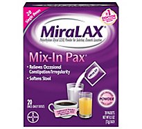 MiraLAX Laxative Osmotic Powder Mix In Pax Unflavored - 20 Count
