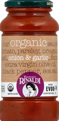 Francesco Rinaldi Pasta Sauce Organic Onion & Garlic - 24 Oz - Image 2