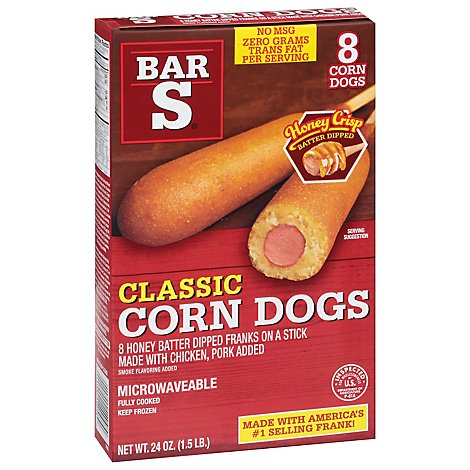 Bar-S Corn Dogs Classic - 24 Oz