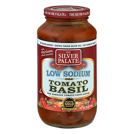Silver Palate Low Sodium Tomato Basil Pasta Sauce - 25 Oz