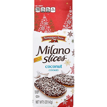 Pepperidge Farm Milano Slices Cookies Coconut - 5 Oz - Image 2
