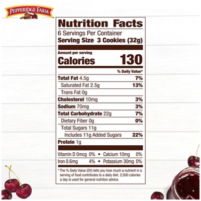 Pepperidge Farm Verona Cherry Thumbprint Cookies - 6.75 Oz - Image 4