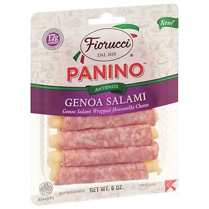 Fiorucci Genoa Salami Panino - 6 Oz - Image 1