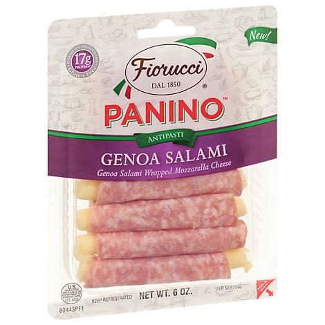  Fiorucci Genoa Salami Panino - 6 Oz 