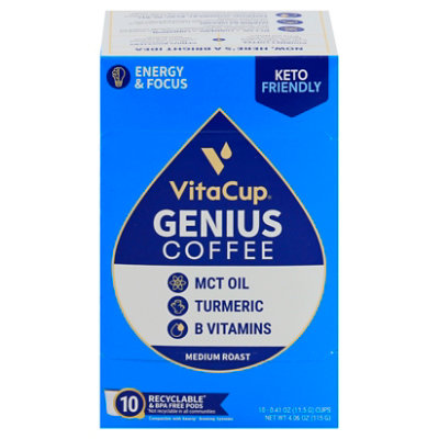 Vitacup Coffee Pods Genius Blend - 10 Piece - Image 3