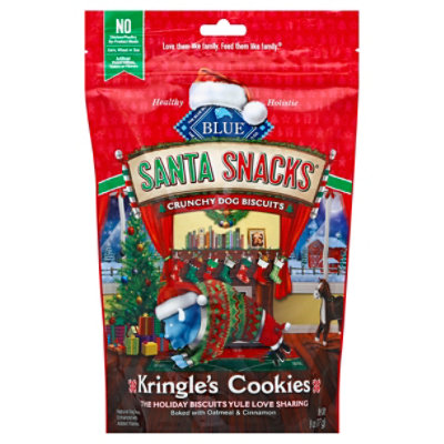 BLUE Santa Snacks Dog Biscuits Kringles Cookies Crunchy 8 Oz Albertsons