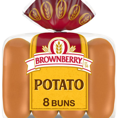 Brownberry Country Potato Hot Dog Buns - 16 Oz - Image 1