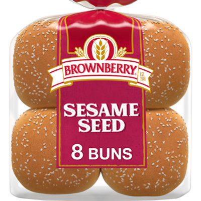 Brownberry Sesame Seeded Sandwich Buns - 16 Oz - Image 1