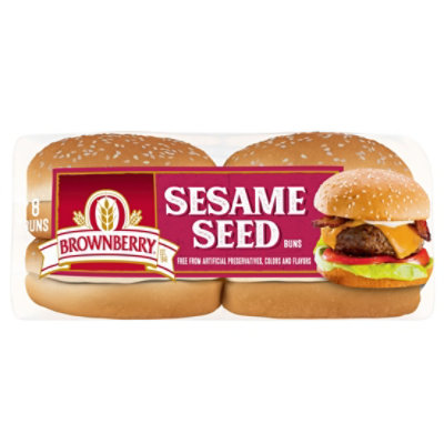 Brownberry Sesame Seeded Sandwich Buns - 16 Oz - Image 5