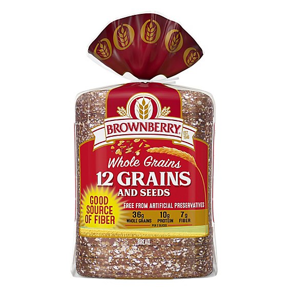 Brownberry Whole Grains 12 Grain Bread - 24 Oz