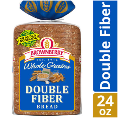 Brownberry Bread Whole Grains Double Fiber - 24 Oz