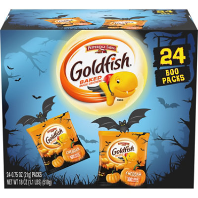 Goldfish Cheddar Baked Snack Crackers 24 Count - 0.75 Oz - Image 2