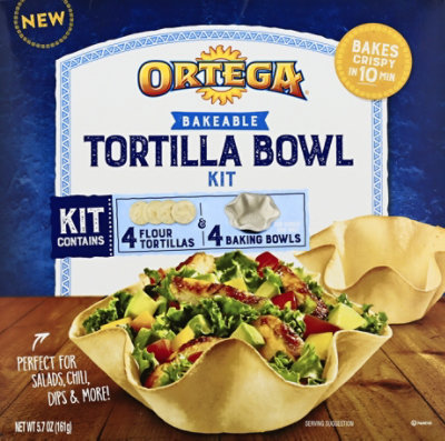 Ortega Tortilla Bowl Kit Bakeable - 5.7 Oz - Image 2