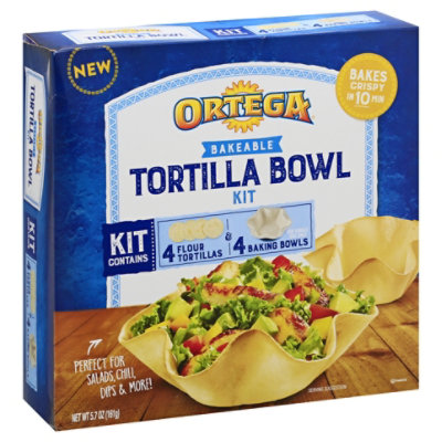  Ortega Tortilla Bowl Kit Bakeable - 5.7 Oz 