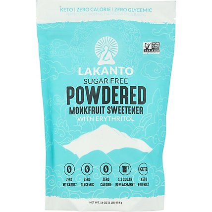 Lakanto Sweetener Powdered - 16 Oz - Image 2