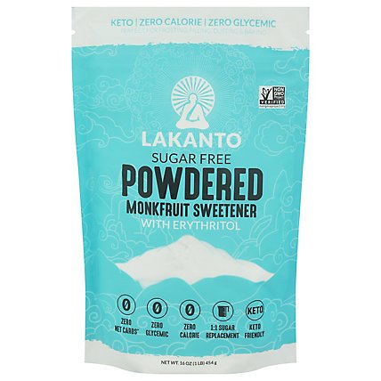 Lakanto Sweetener Powdered - 16 Oz - Image 1