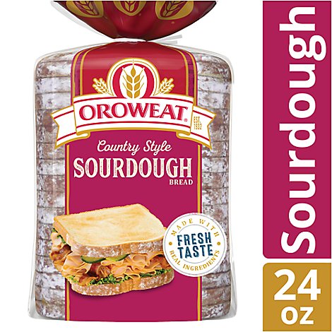 Oroweat Bread Sourdough Country Style - 24 Oz