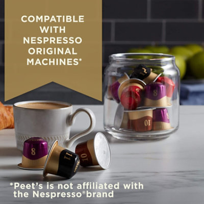 Peet's Coffee Espresso Capsules Nerissimo Intensity 11 Compatible with Nespresso - 10 Count - Image 5