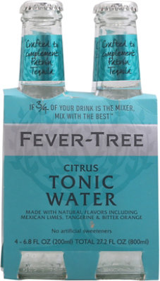 Fever Tree Citrus Tonic Water - 4-6.8 Fl. Oz. - Image 2