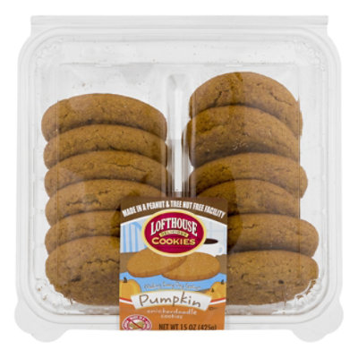 Lofthouse 15 Oz Pumpkin Snickerdoodle Cookies - 15 Oz