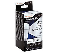 Signature SELECT Light Bulb LED 3 Way 5W 10W 19W A21 - Each