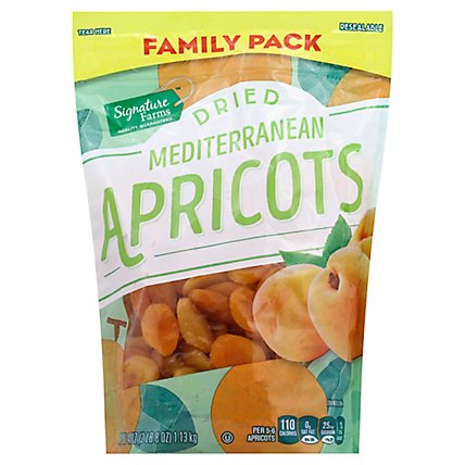Signature Farms Apricots Dried Family Pack - 40 Oz - Image 1