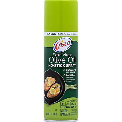 Crisco Cooking Spray No Stick Extra Virgin Olive Oil - 5 Oz - Image 2