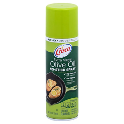 Crisco Cooking Spray No Stick Extra Virgin Olive Oil - 5 Oz - Pavilions