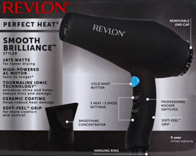 Revlon Perfect Heat Smooth Styler - Each - Image 3