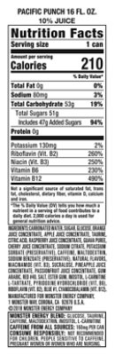 Monster Energy Juice Pacific Punch Energy + Juice - 16 Fl. Oz. - Image 2