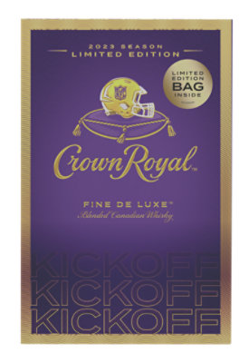 Crown Royal W/Jersey Bag Vap - 750 Ml - Image 1
