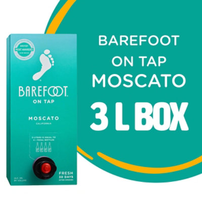 Barefoot Cellars On Tap Moscato White Wine Box - 3 Liter - Image 2