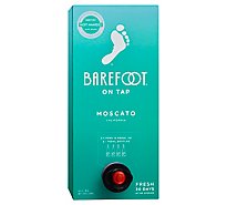 Barefoot Cellars On Tap Moscato White Box Wine - 3 Liter