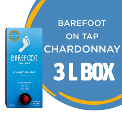 Barefoot Cellars On Tap Chardonnay White Wine Box - 3 Liter - Image 2