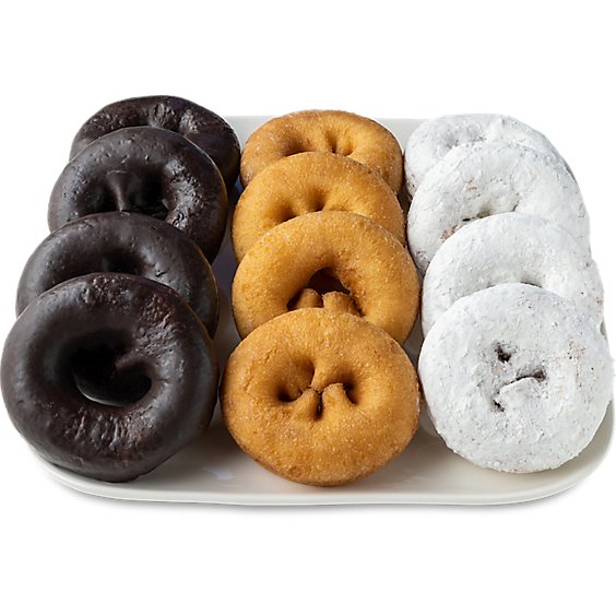 Fresh Baked Variety Jumbo Donuts - 12 Count