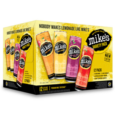 Mikes Hard Malt Beverage Premium Lemonade Variety Cans Party Pack - 12-12 Fl. Oz. - Image 2