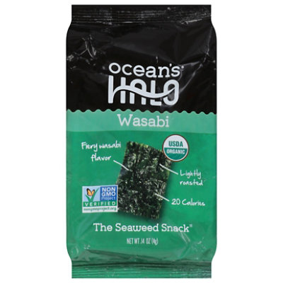 Oceans Ha Snack Seaweed - 0.14 Oz - Image 3