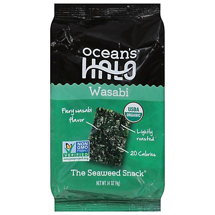Oceans Ha Snack Seaweed - 0.14 Oz - Image 2