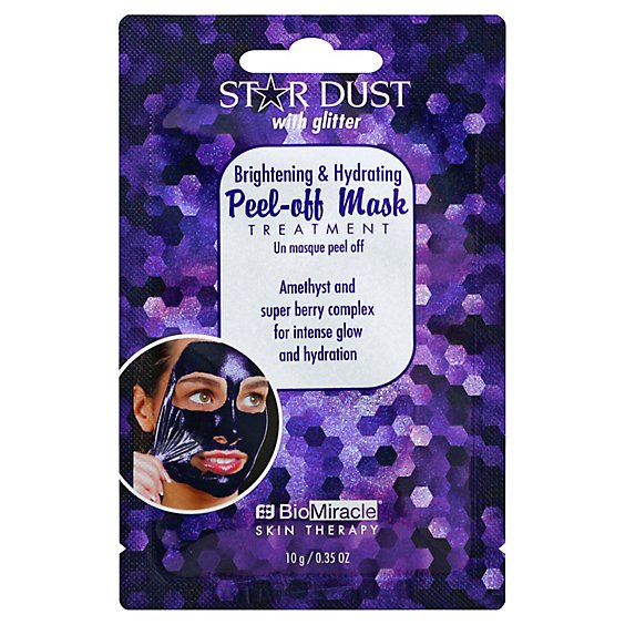 BioMiracle Star Dust With Glitter Brightening & Hydrating Peel-Off Mask - Each