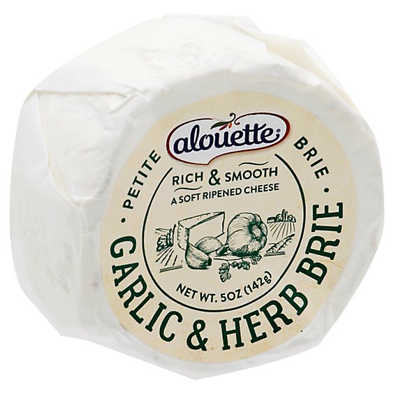 Alouette Garlic & Herb Petite Brie - 5 Oz