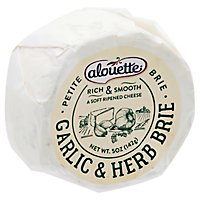 Alouette Garlic & Herb Petite Brie - 5 Oz - Image 1